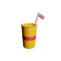 Frisdrank 3d renderen icoon illustratie png