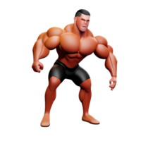 muscle 3d le rendu icône illustration png