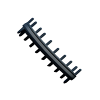 hullingförsedda tråd 3d tolkning ikon illustration png