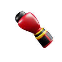 boxing gloves 3d rendering icon illustration png