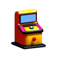 slot machine 3d rendering icon illustration png