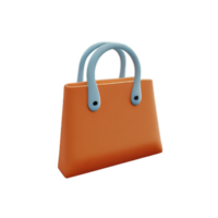 tote bag 3d rendering icon illustration png