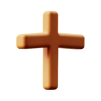 Christian Kreuz 3d Rendern Symbol Illustration png