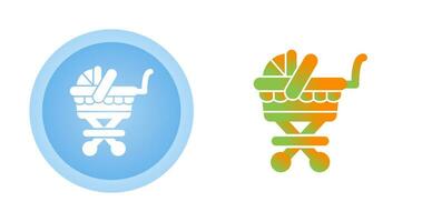 Baby Carriage Vector Icon