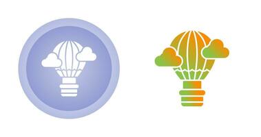 Hot Air Balloon Vector Icon