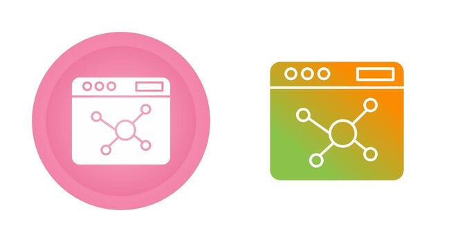 icono de vector de algoritmo