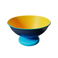 bowl 3d rendering icon illustration png