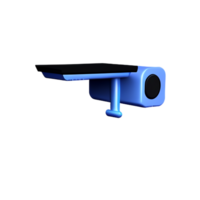 cctv 3d rendering icon illustration png