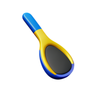 spoon 3d rendering icon illustration png