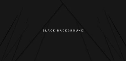 Black premium abstract background with dark geometric shapes. Very suitable for poster, banner, cover, advertisement, wallpaper and futuristic design concept vector