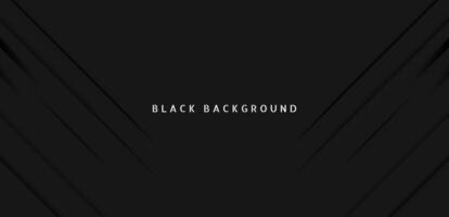 Black premium abstract background with dark geometric shapes. Very suitable for poster, banner, cover, advertisement, wallpaper and futuristic design concept vector