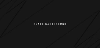 Black premium abstract background with dark geometric shapes. Very suitable for poster, banner, cover, advertisement, wallpaper and futuristic design concept vector