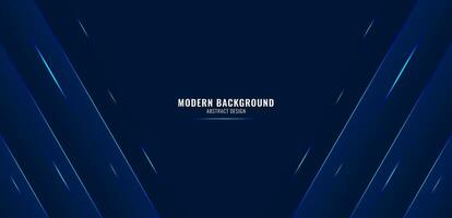 Dark blue background with abstract glowing lines graphic elements. Modern simple texture design. Futuristic technology concept. Perfect for banner, poster, cover, landing page, etc. vector