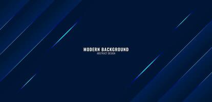 Dark blue background with abstract glowing lines graphic elements. Modern simple texture design. Futuristic technology concept. Perfect for banner, poster, cover, landing page, etc. vector