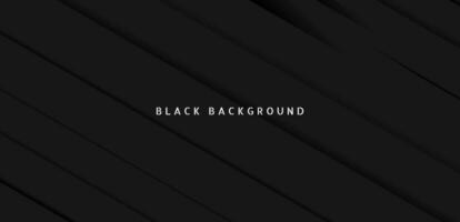 Black premium abstract background with dark geometric shapes. Very suitable for poster, banner, cover, advertisement, wallpaper and futuristic design concept vector