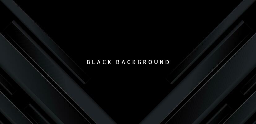Black premium abstract background with dark geometric shapes. Very suitable for poster, banner, cover, advertisement, wallpaper and futuristic design concept