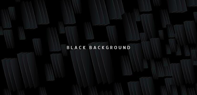Black premium abstract background with dark geometric shapes. Very suitable for poster, banner, cover, advertisement, wallpaper and futuristic design concept