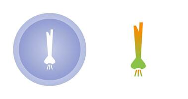 Spring Onion Vector Icon