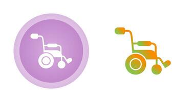 Wheel Chair Vector Icon