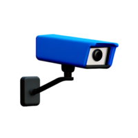 cctv 3d representación icono ilustración png