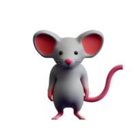 rato 3d Renderização ícone ilustração png