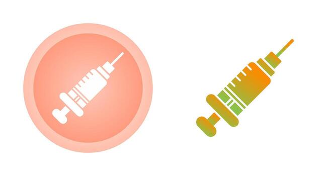 icono de vector de inyección