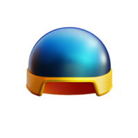 casco 3d representación icono ilustración png