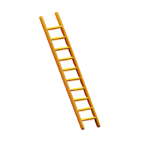 ladder 3d rendering icon illustration png