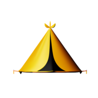 tenda 3d interpretazione icona illustrazione png