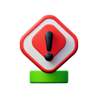 danger 3d le rendu icône illustration png