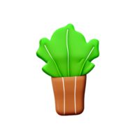 salade 3d le rendu icône illustration png