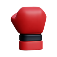 boxe gants 3d le rendu icône illustration png