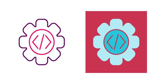 icono de vector de codificación