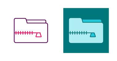 Zip File Vector Icon