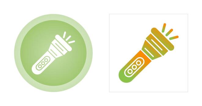 icono de vector de linterna