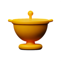 pot 3d rendering icon illustration png