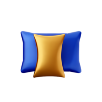 pillow 3d rendering icon illustration png