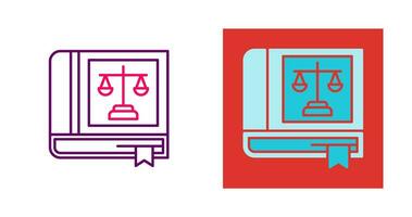 Law Book Vector Icon