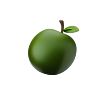 olive 3d le rendu icône illustration png