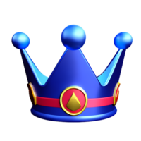 reina corona 3d representación icono ilustración png