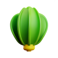 lettuce 3d rendering icon illustration png