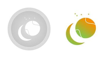 Star Orbitting Earth Vector Icon