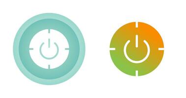 Scheduled power on and off Vector Icon