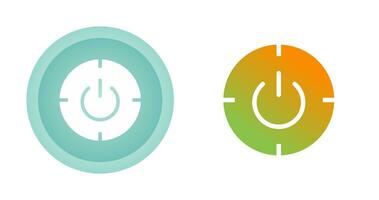Scheduled power on and off Vector Icon