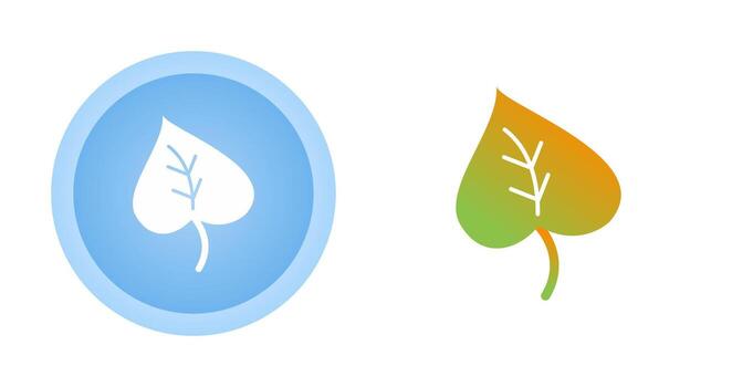 icono de vector de hoja