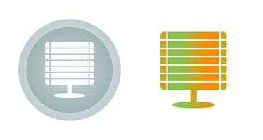 Infrared Heater Vector Icon