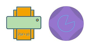 Print Math Sheet Vector Icon