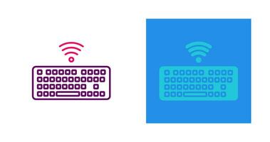 Wireless Keyboard Vector Icon