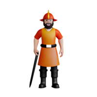 viking 3d Renderização ícone ilustração png