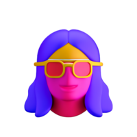 hippie 3d le rendu icône illustration png